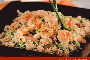 Arroz con camarones