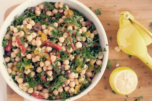 receta Ensalada de garbanzos