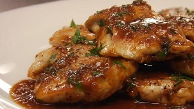 receta Pollo marsala