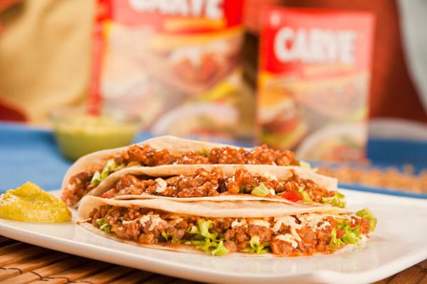 receta Tacos mexicanos con carve noel