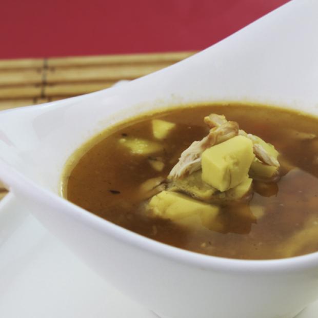 receta Caldo tlalpeño