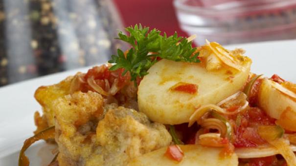 Guiso de bacalao con patatas