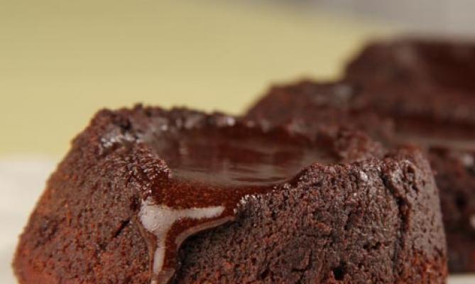 Volcán de chocolate perfecto