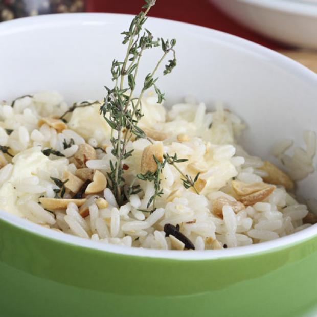 receta Arroz con maní y queso