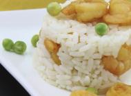 Arroz pilaf con camarones 