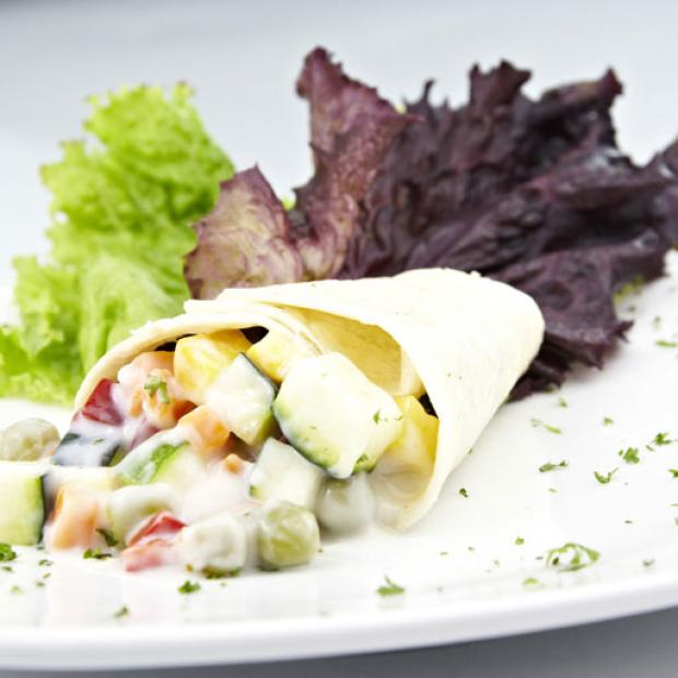 receta Wrap primavera